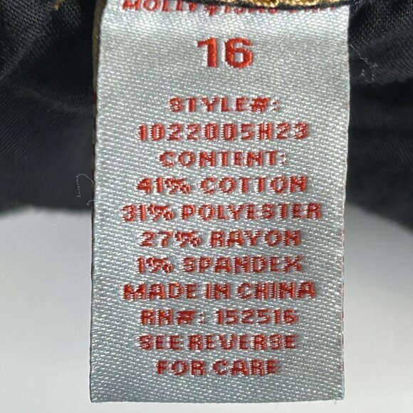 Molly and Isadora Women's size 16W Ankle Skinny Blue Jeans - Picture 14 of 14